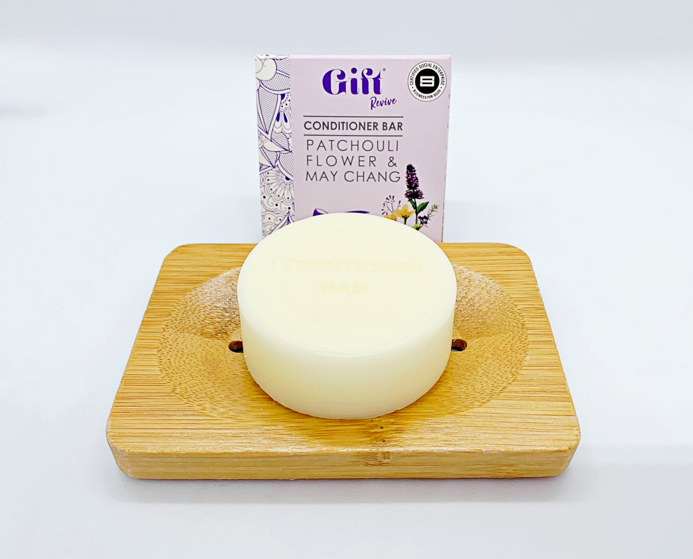 Revive Hair Conditioner Bar - Patchouli, May Chang, Henna & Juniper - giftwellness