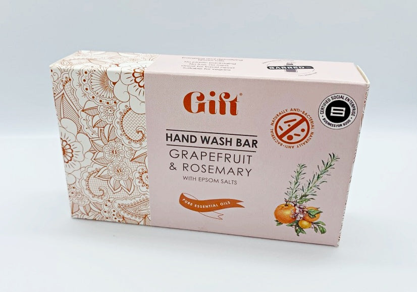 Hand Wash Bar - Antibacterial Grapefruit Peel & Rosemary - giftwellness