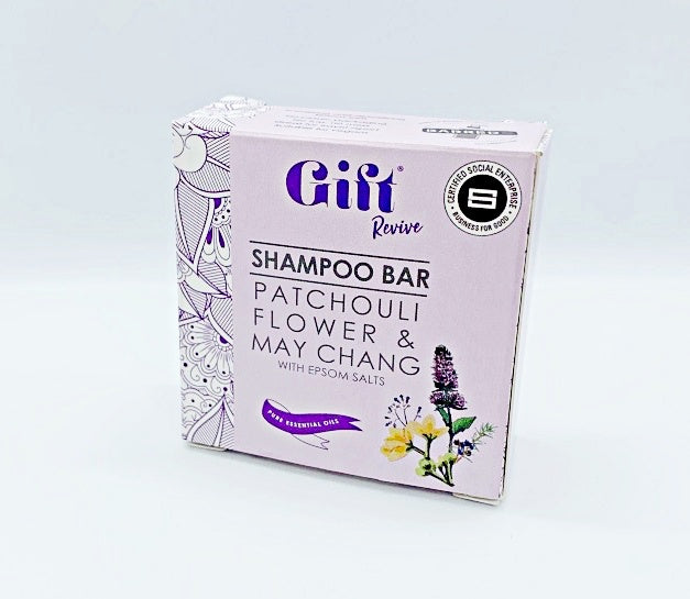 Revive Shampoo Bar - Patchouli, May Chang, Henna & Juniper - giftwellness