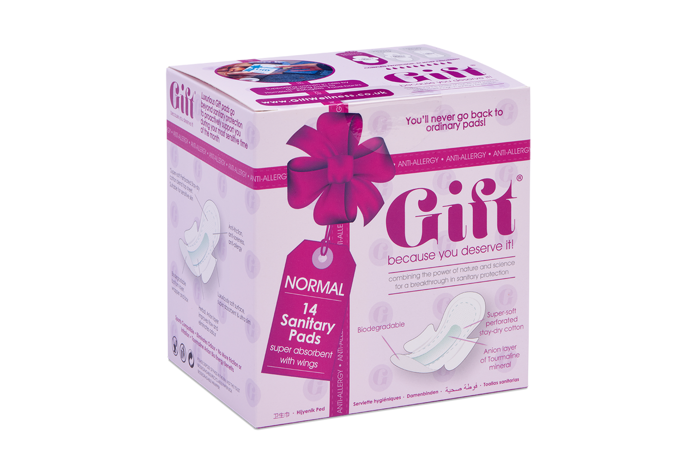 Refill Case of Gift Sanitary Pads - 24 Packs