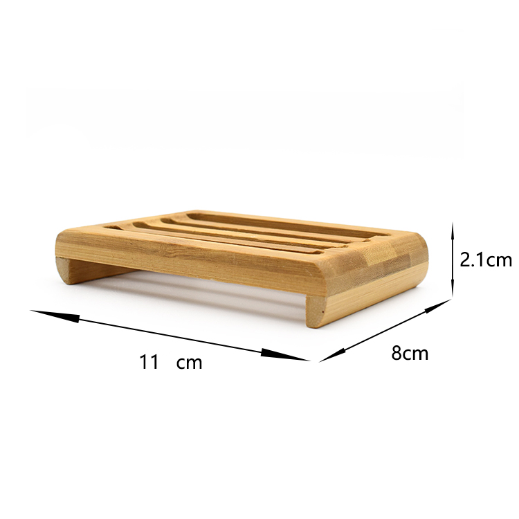 Japanese Style Bamboo Soap Dish  - Pack of 2 - giftwellness