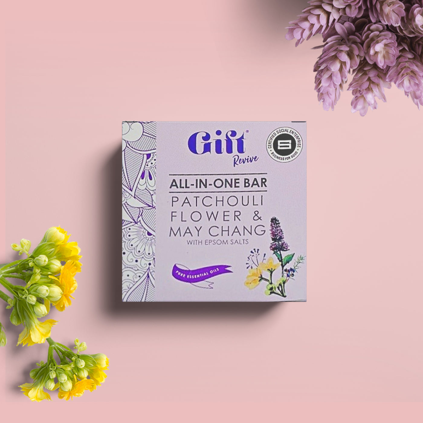 Revive All-In-One Bar - Patchouli, May Chang, Henna & Juniper - giftwellness